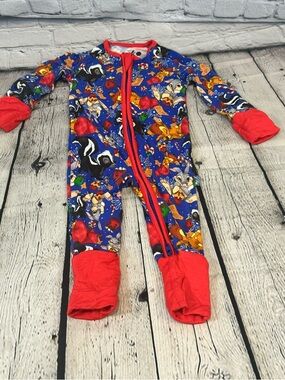 CoZco Holiday Bambi Bamboo Zippie Romper